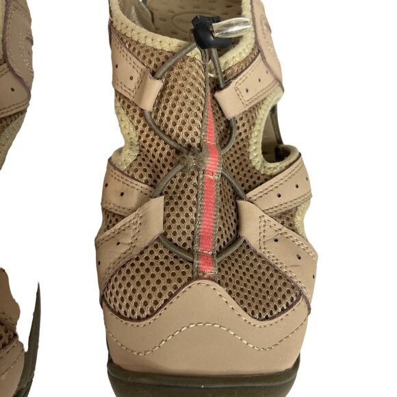 Watermates Closed Toe Sandal Womens 9M Beige Pink Summer - Picture 5 of 11